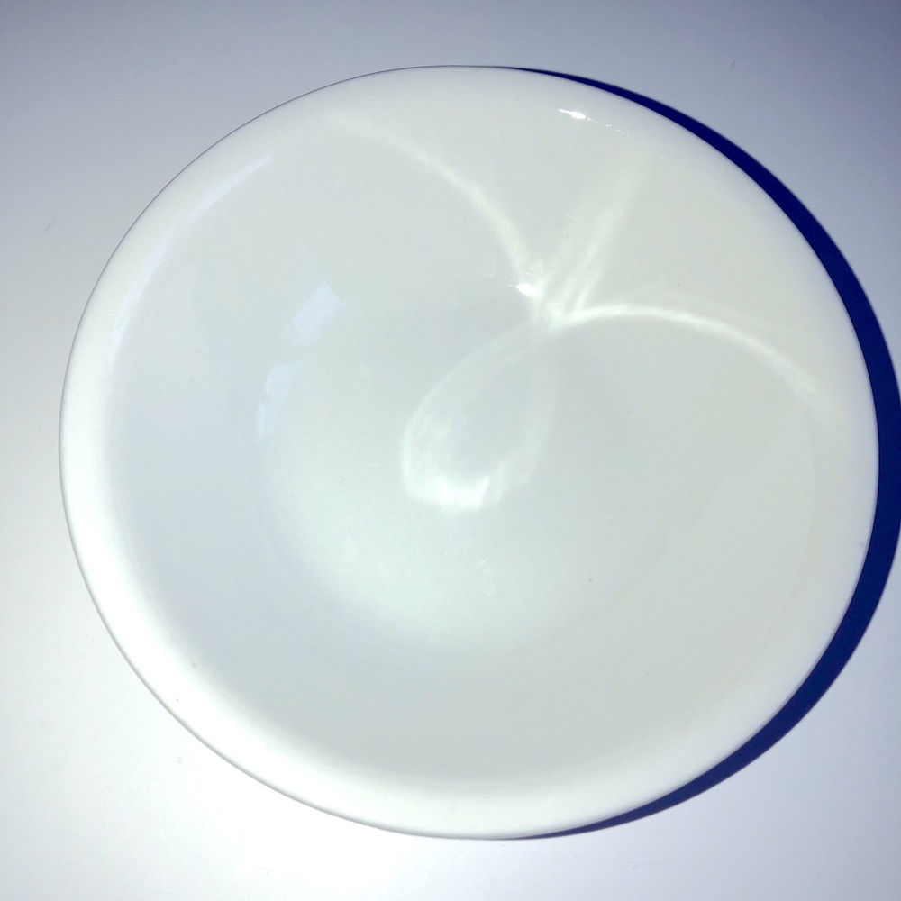 3/$15 Vintage Round Sauce Dish Bowl 4 1/2” White